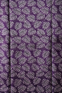 Thumbnail for White And Purple Unstitched Lehenga Set Fabric (3 Piece)