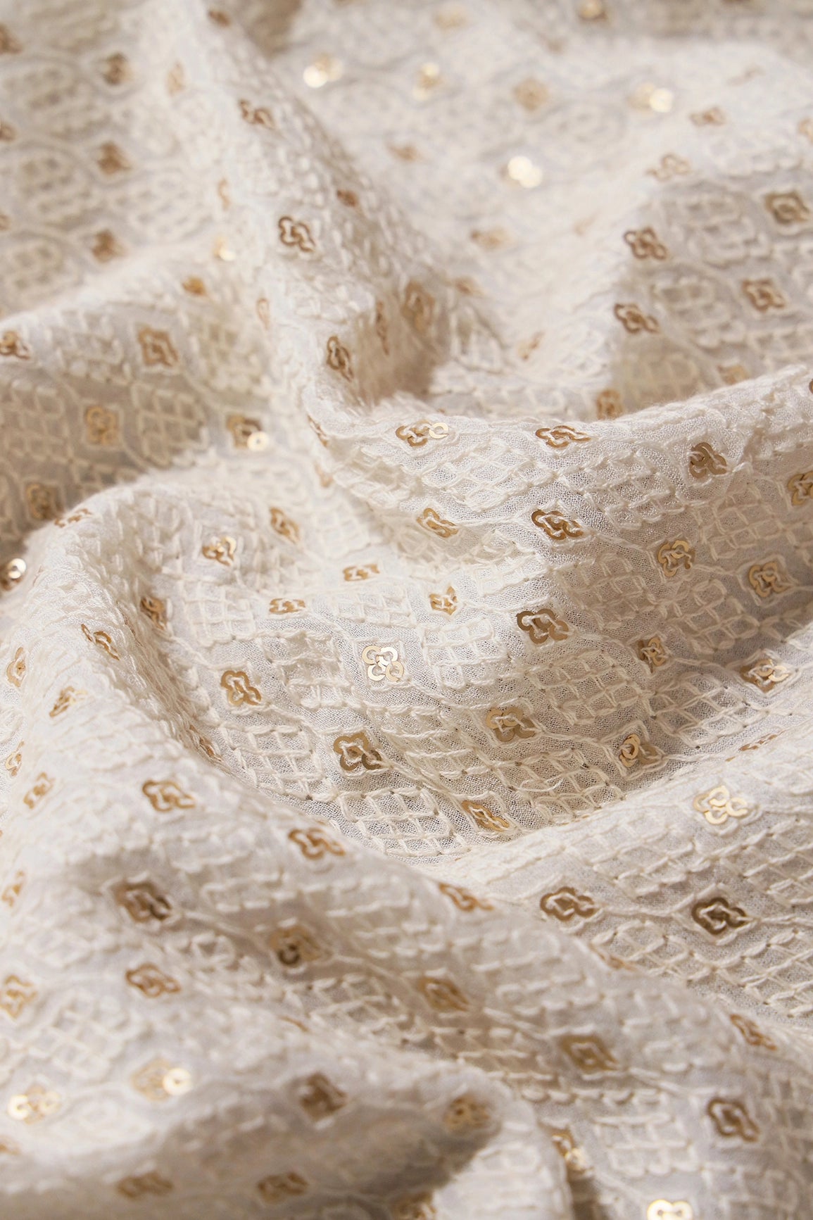 White And Dark Rani Unstitched Lehenga Set Fabric (3 Piece)