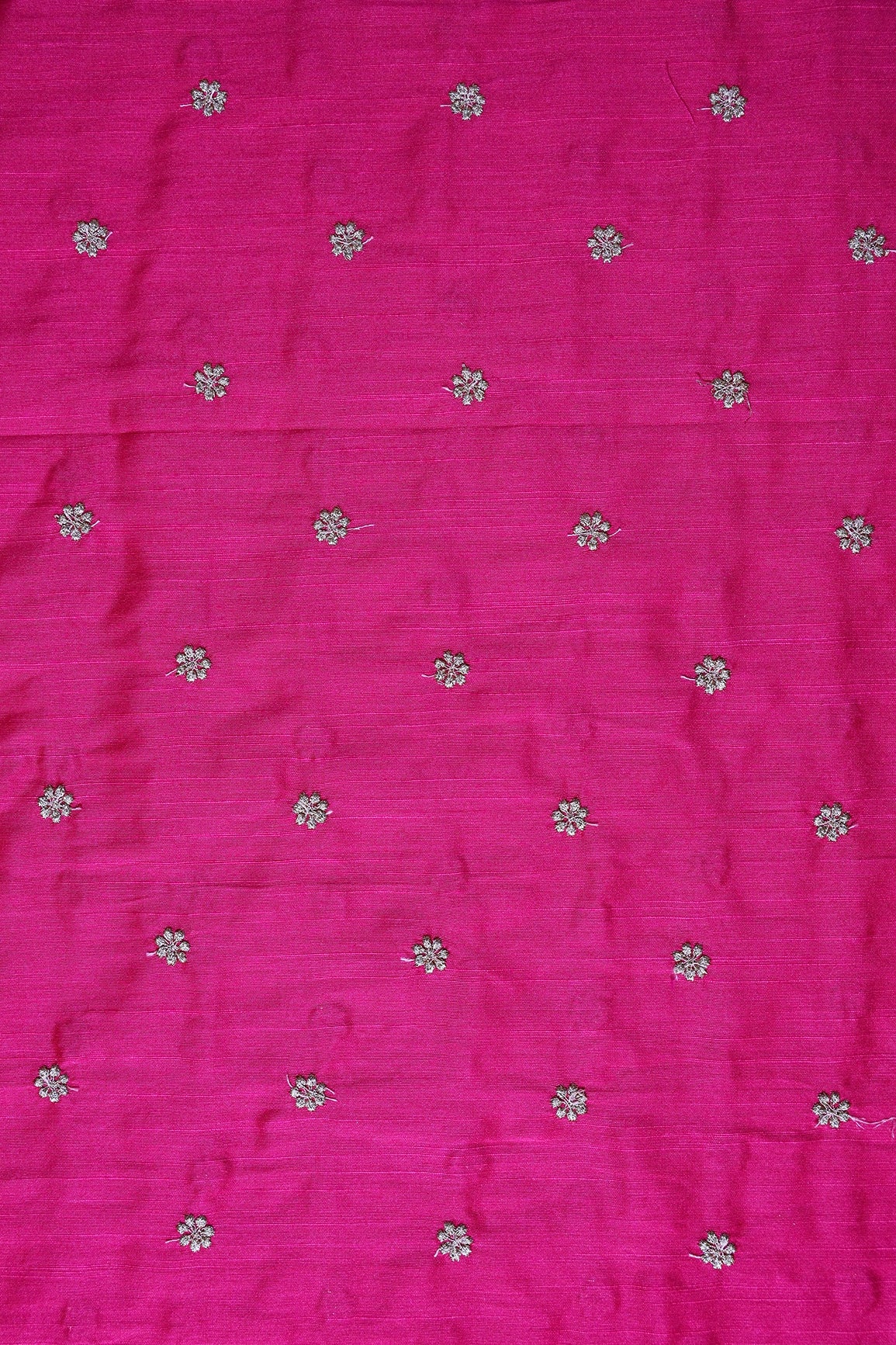 Olive And Fuchsia Unstitched Lehenga Set Fabric (3 Piece)