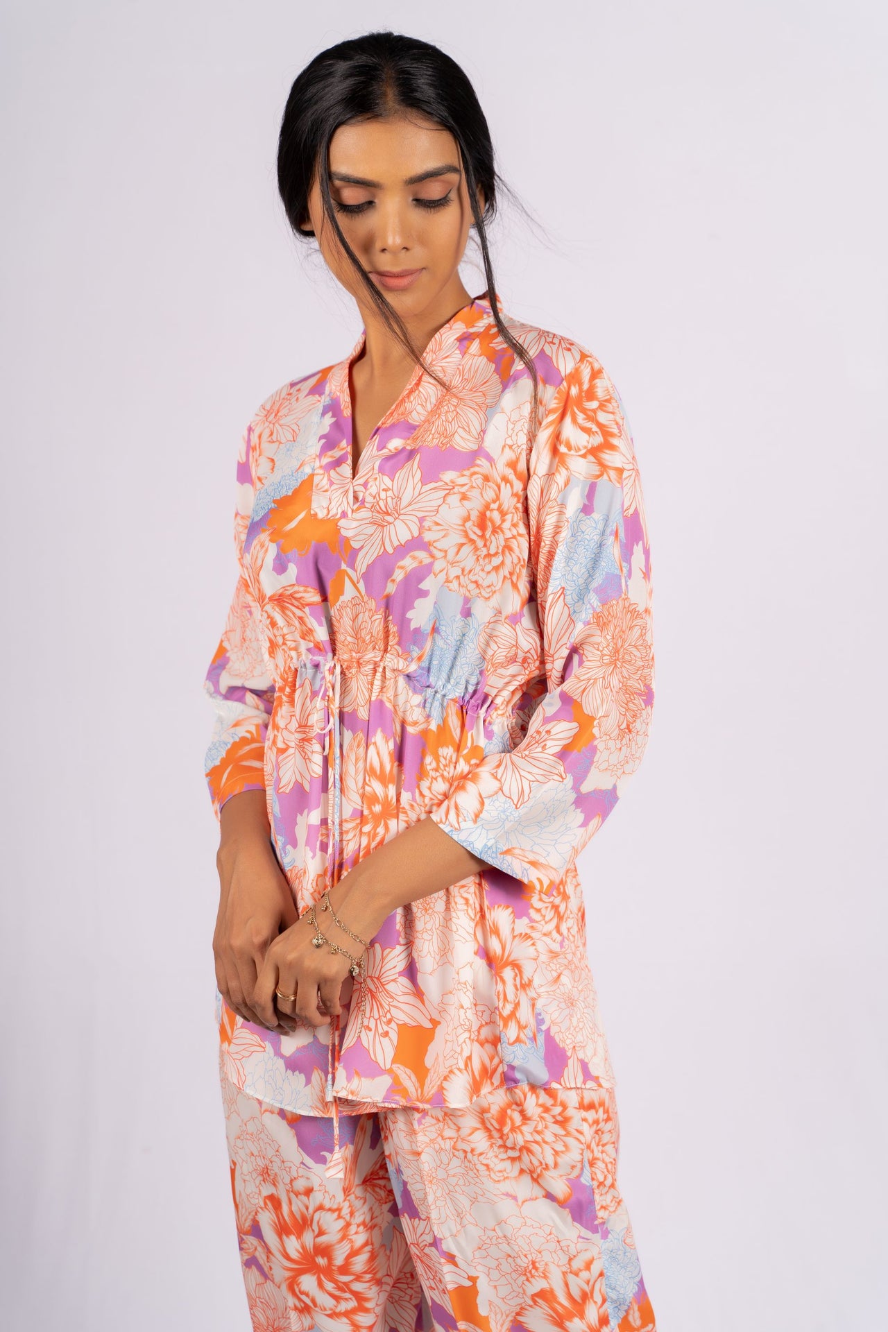 Reverie Floral Crepe Co-ord Set